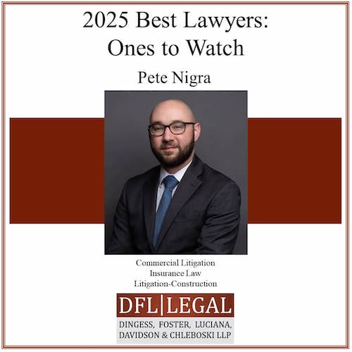 Pete Nigra – Best Lawyers:  Ones to Watch in Americ