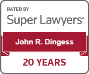 Super Lawyers 20 Years - John R. Dingess Badge